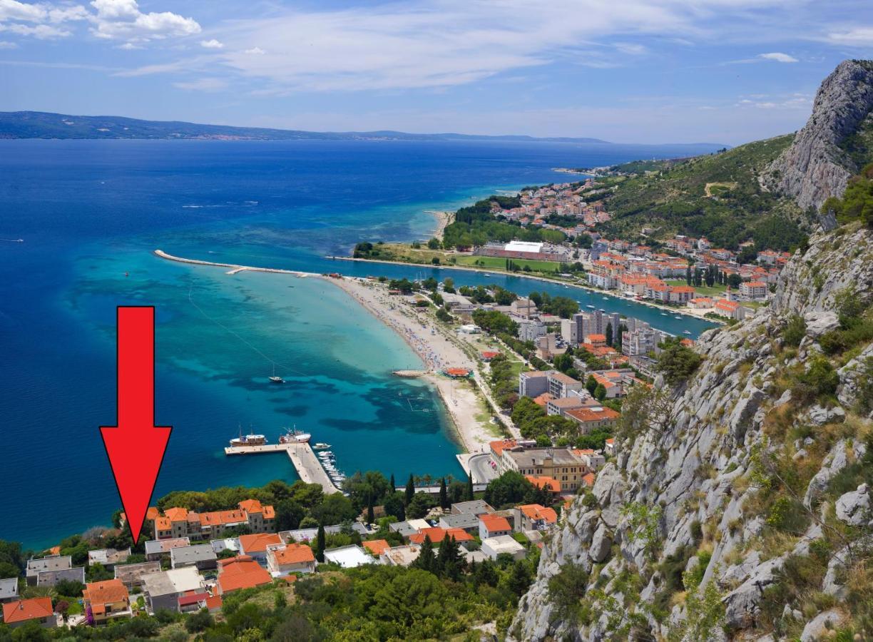 Sunny Vista Apartment Omis Bagian luar foto